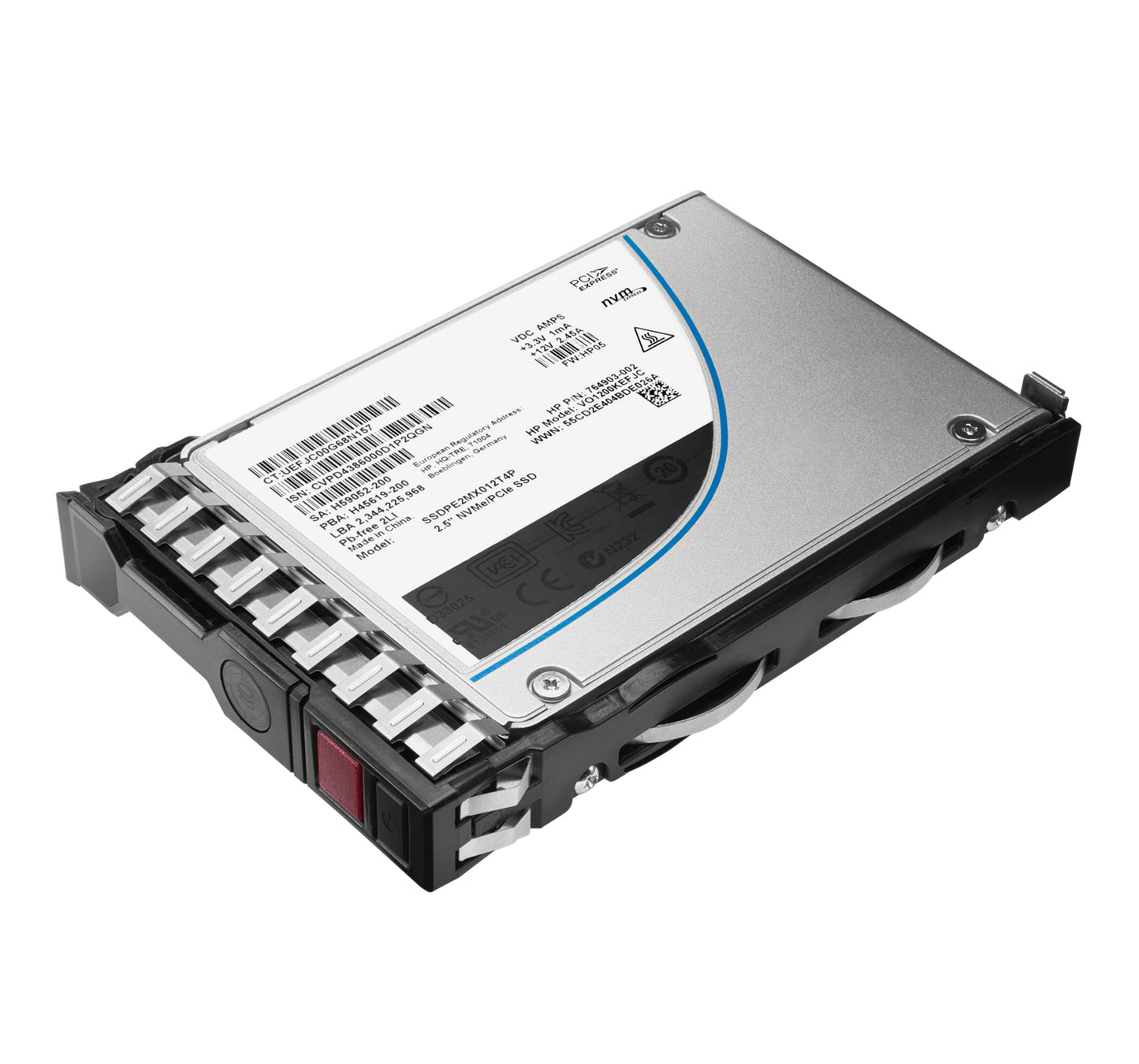 HPE P22276-B21 | 2.5" 1.92TB NVMe PCIe SSD, U.3 Interface, PM1733 Series