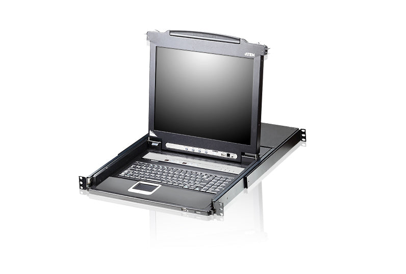 ATEN CL5708M-ATA-AU | CL5708M 17" LCD KVM Switch, 8 x VGA, USB/PS/2, Single Rail, 1280x1024@75Hz