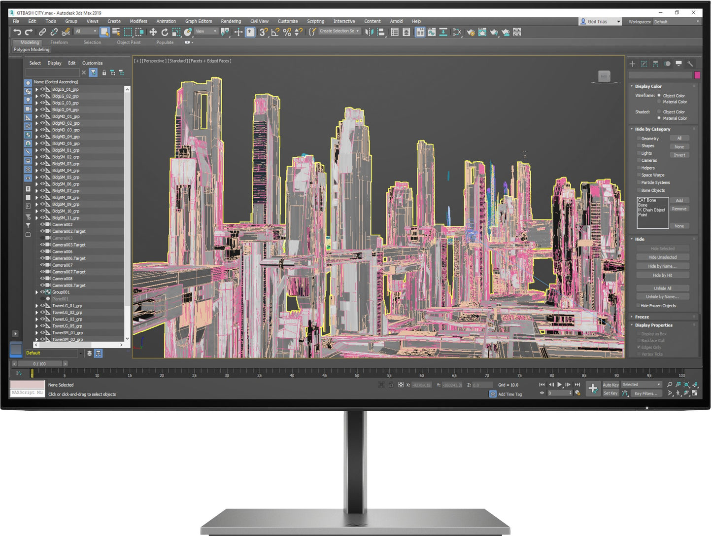 HP 1B9X2AA | Z Series, Z27u G3 QHD Display, 27" IPS, 2560x1440, USB-C, HDMI, DisplayPort