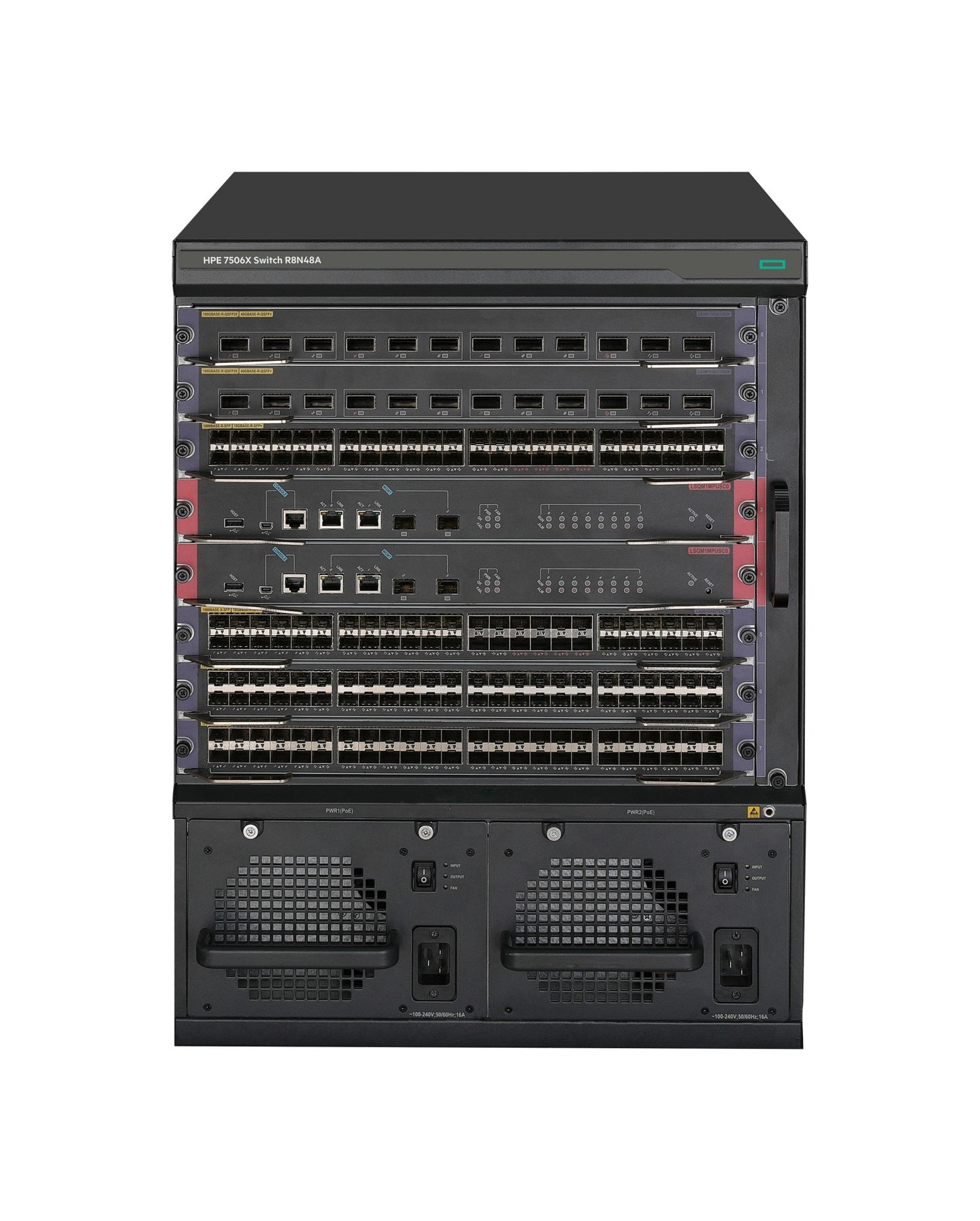 HPE R8N48A | 7506X PoE Ethernet Switch Chassis, Scalable Enterprise Solution