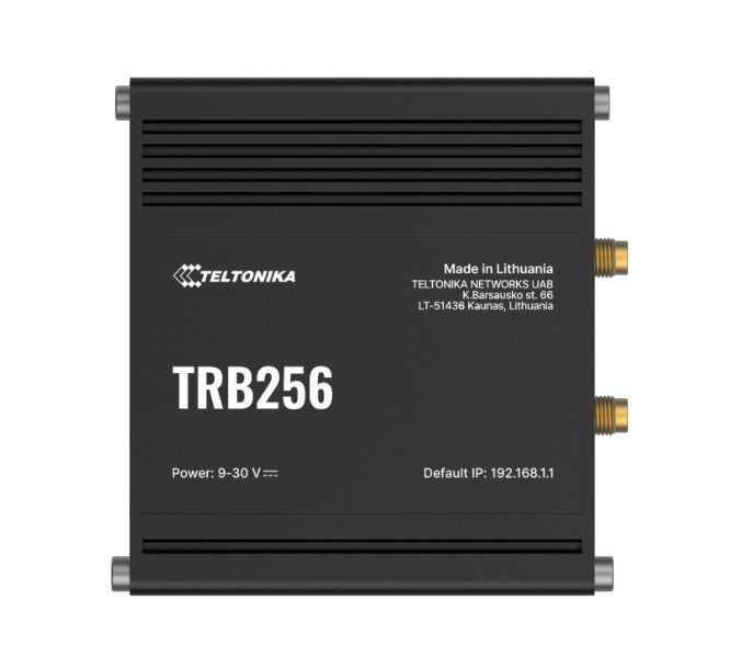 Teltonika TRB256000200 | TRB256 Industrial IoT Gateway, 4G/LTE, Dual SIM, 450 MHz BAND, Auto-Failover