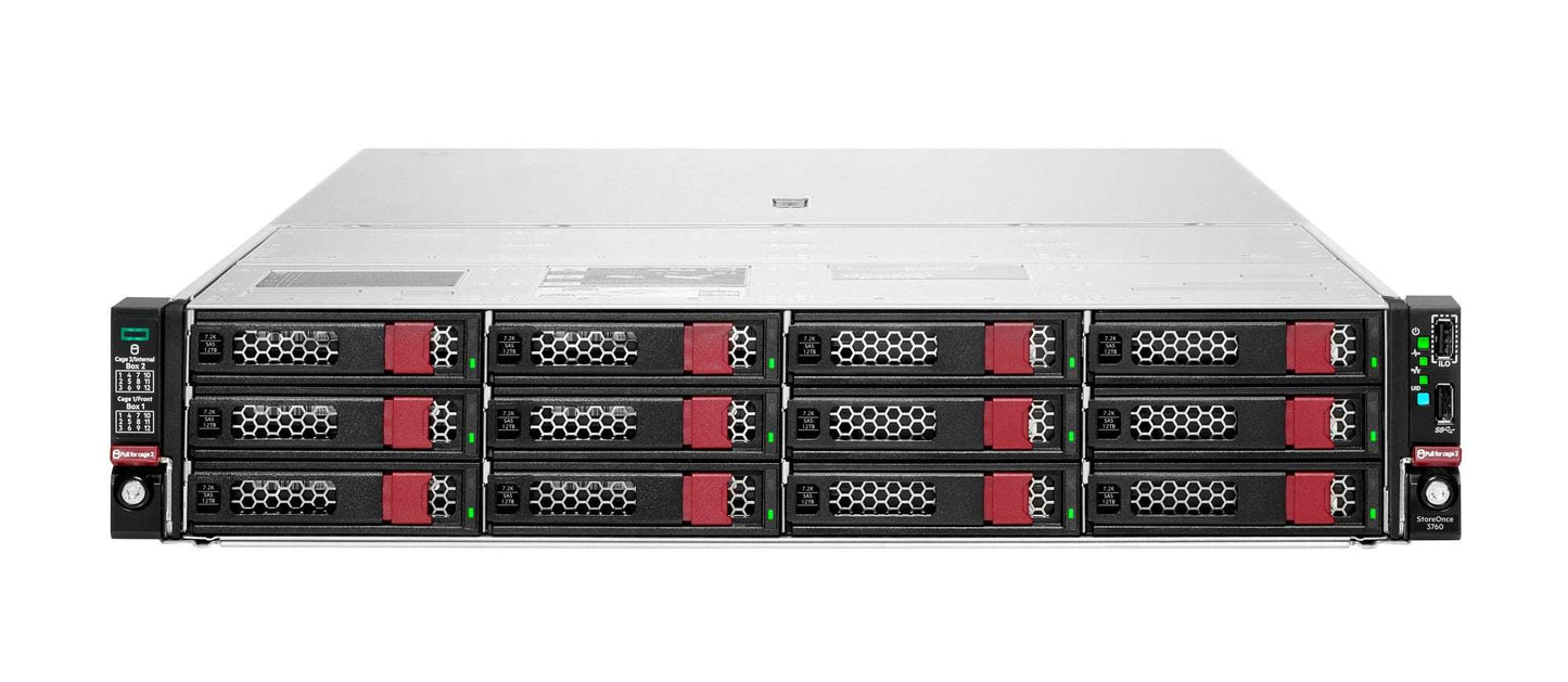 HPE S4P73A StoreOnce 3760 black red DL380 Gen10 server rack