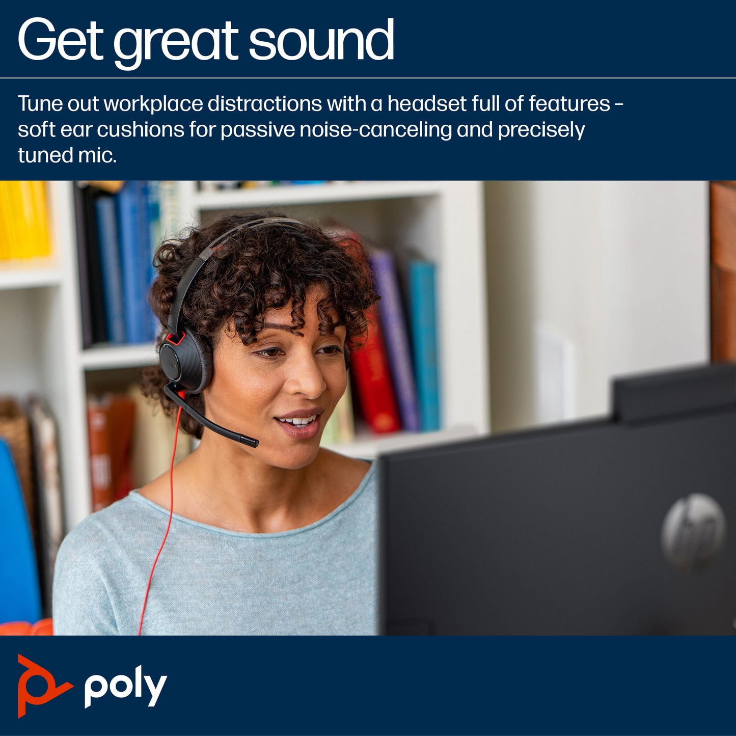 Poly 805H3A6 | Blackwire C5220 USB-C Headset, Wired, Inline Cable