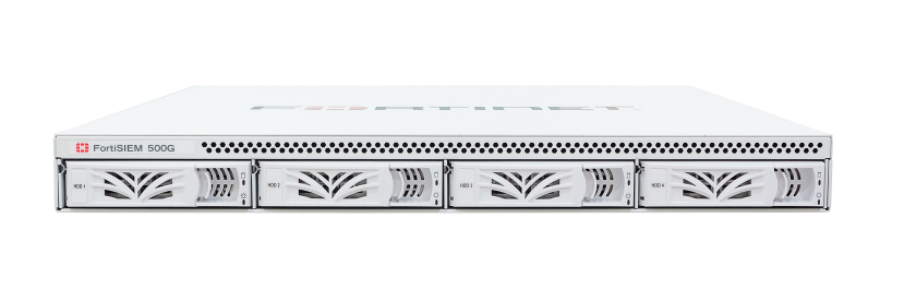 Fortinet FSM-500G FortiSIEM white server with 4 front drive bays