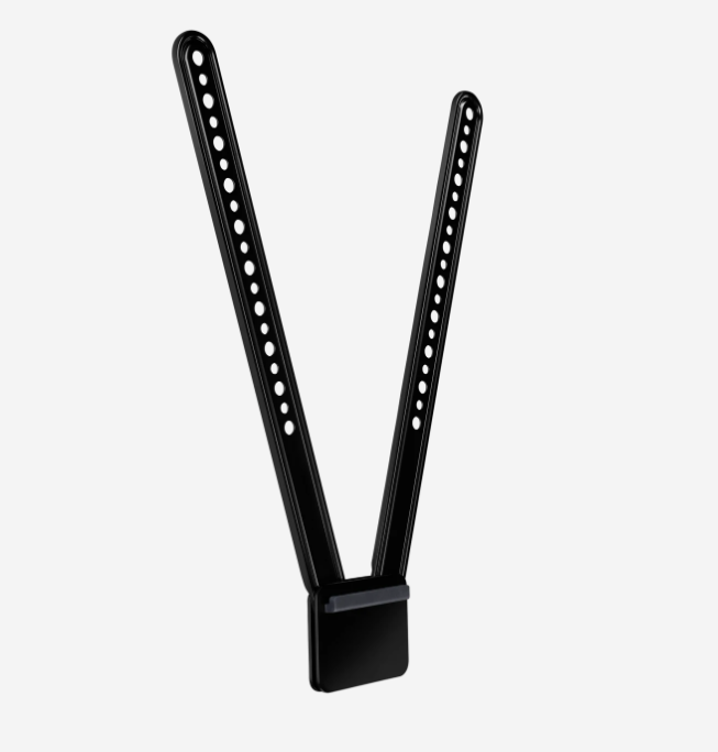 Logitech 993-001889 MeetUp black V-shaped TV wall mount with perforated arms