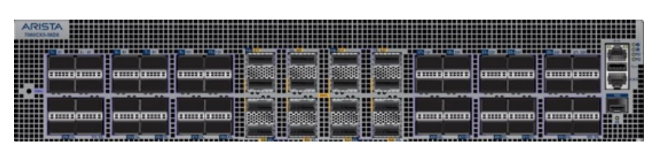Arista DCS-7060CX5-56D8-F 56x100GbE switch black chassis multiple ports