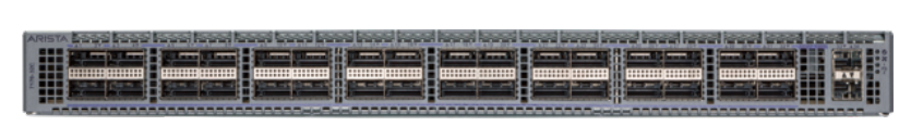 Arista DCS-7170-32C-F 32x100GbE QSFP switch gray front view