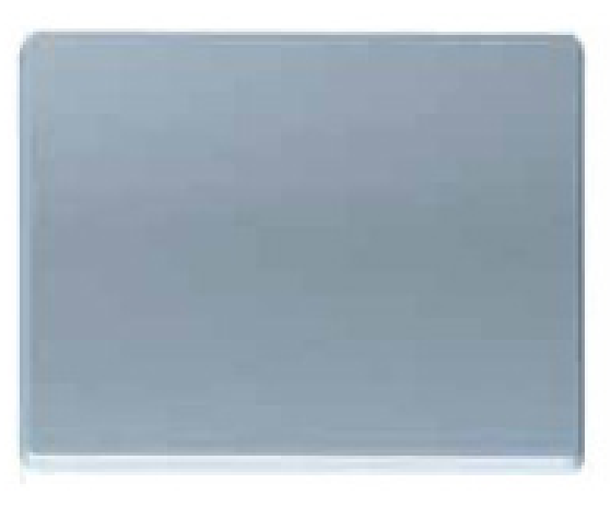 A sleek translucent light blue glass board with rounded corners shown with fortinet fant-06beax-1313-d-r external antenna