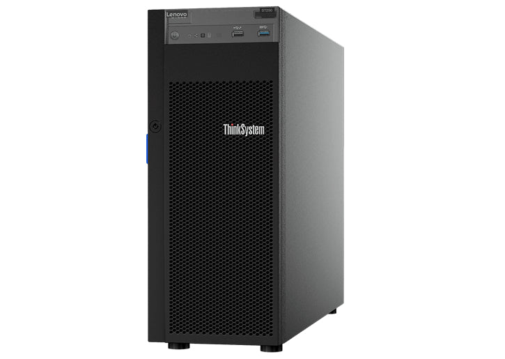 Lenovo 7Y45A01NAU | ThinkSystem ST250 Tower Server, Xeon E-2144G, 16GB RAM, 550W PSU