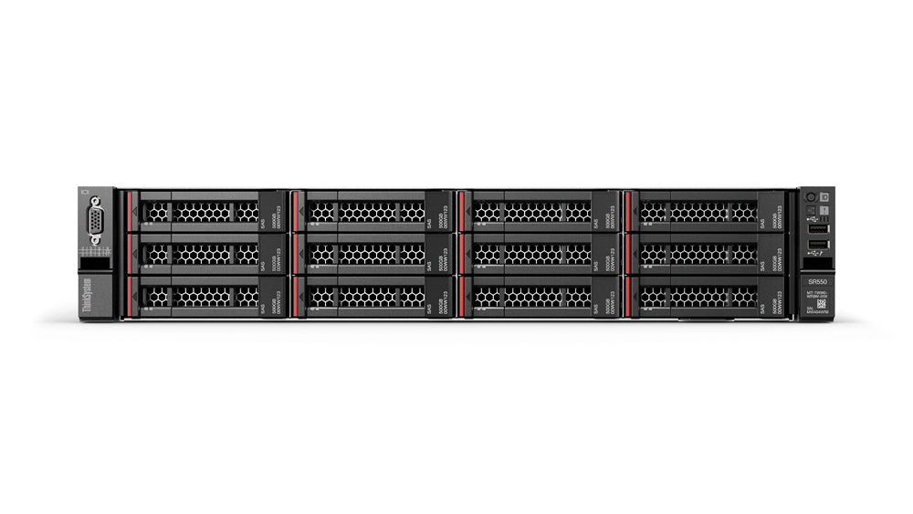 Lenovo 7X04A073AU | ThinkSystem SR550, Xeon Silver 4208, 16GB DDR4, 750W PSU
