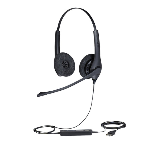 Jabra 1559-0153 | BIZ 1500 Duo USB Headset, Wired, Call Centre