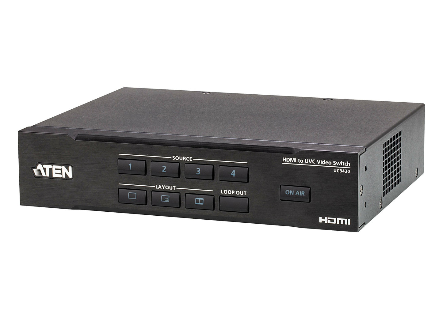 ATEN UC3430-AT-U | CAMLIVE PRO UC3430 4-Input HDMI to USB Video Switcher, 4K
