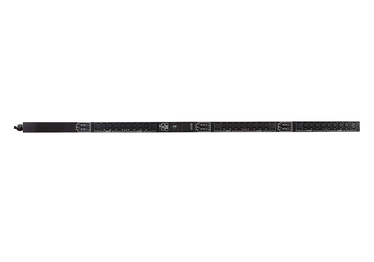ATEN PG96330G-AT | PG96330G 3-Phase Metered & Switched PDU, 32A, 30 x Outlets, 2 x 1GbE