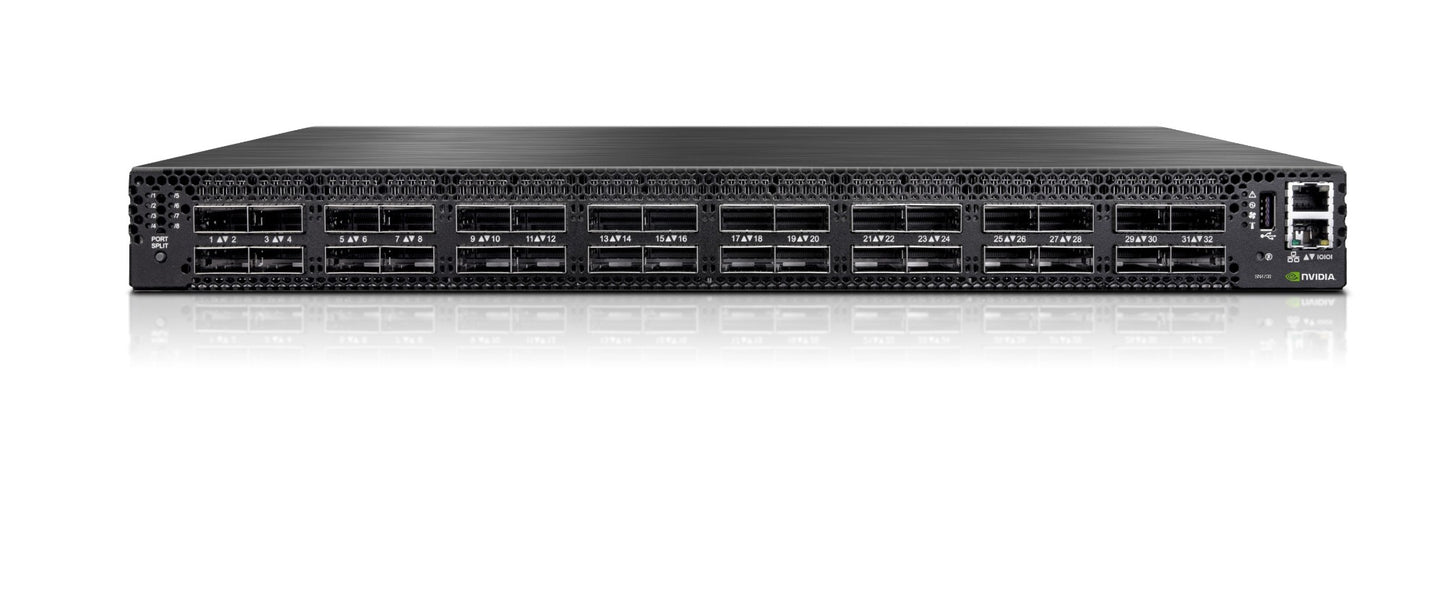 Black nvidia a100 gpu server backside with multiple pcie slots and network ports for hpe s2t81a sn4700m data switch