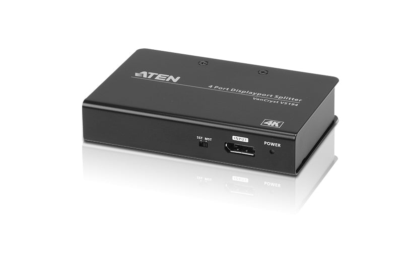 ATEN VS194-AT-U | VS194 4-Port DisplayPort 1.2a Splitter - 4K60, 1 x In, 4 x Out, MST
