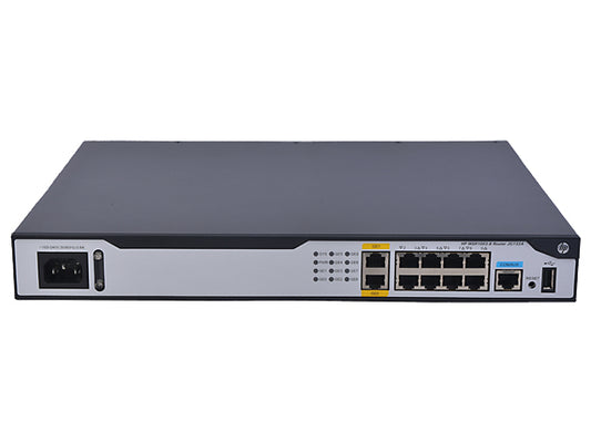 HPE JG732A | MSR1003-8 Wired Router, 8 Gigabit Ports, Branch Series