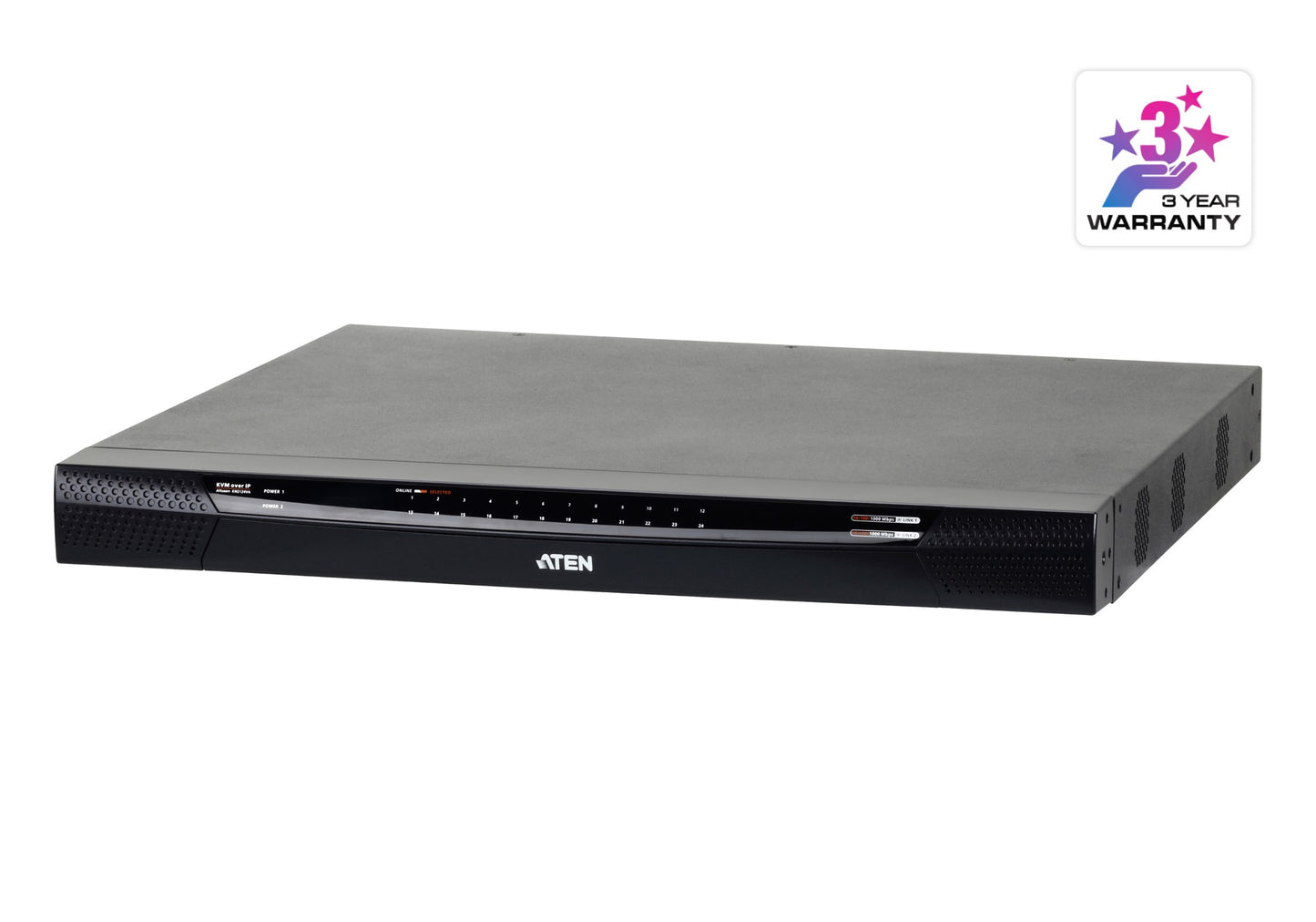 ATEN KN2124VA-AX-U | KN2124VA KVM over IP Switch, 24 x KVM Ports, Rack-mount