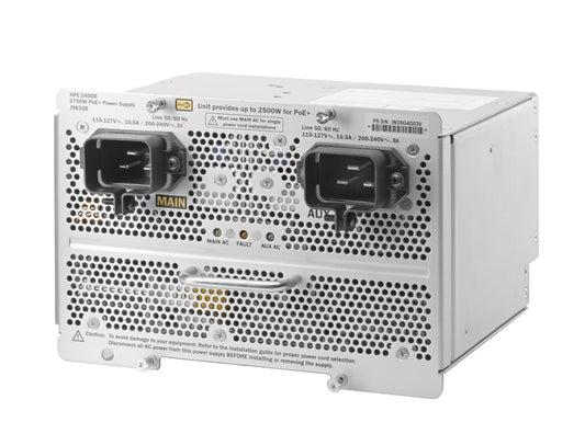 Aruba J9830B | 2750W PoE+ zl2 Power Supply for 5400R Series Switches