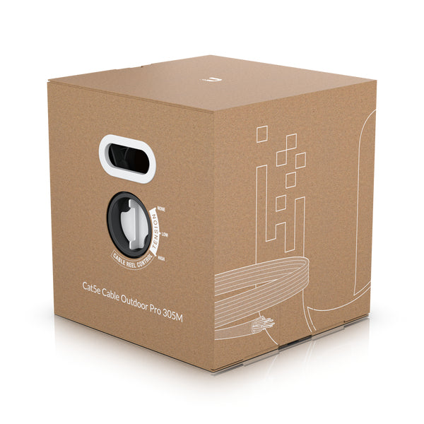 Ubiquiti UACC-CABLE-C5E-OUTDOOR-PRO-305M-W | Cat5e S/UTP Outdoor Cable 305m White for Long-Distance Networking