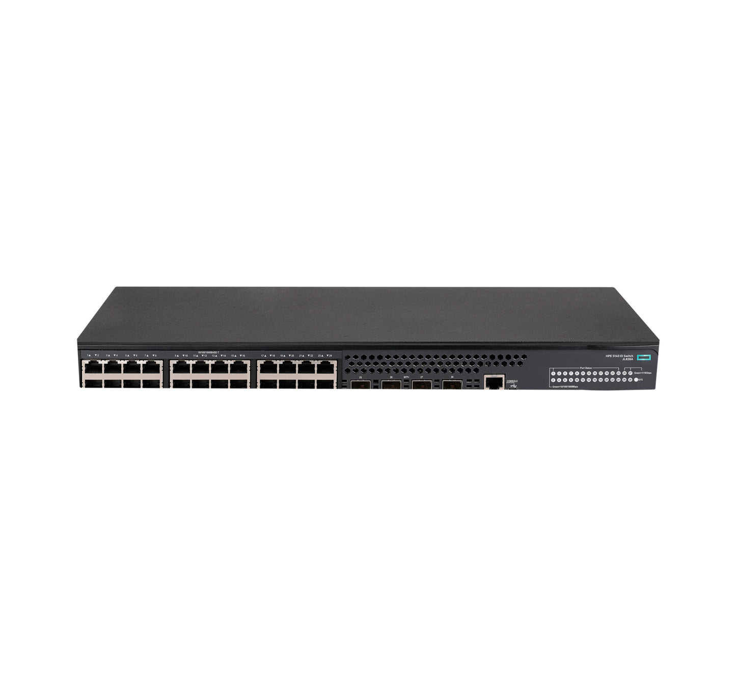 HPE JL828A#ABG | 5140 24G 4SFP+ EI Switch, 24 Gigabit Ports, 4 SFP+ Uplinks