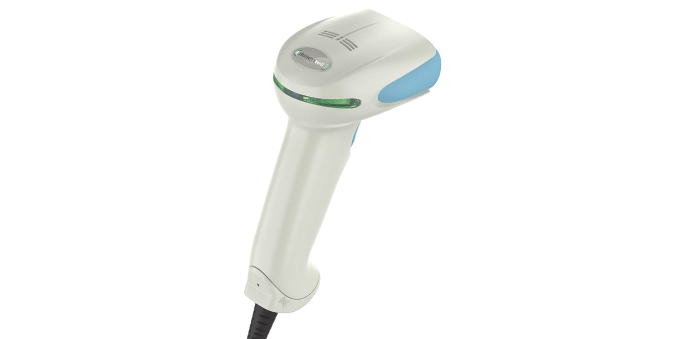 Honeywell 1950HHD-5USB-R | Xenon 1950h Handheld Barcode Reader, 1D/2D, USB, White