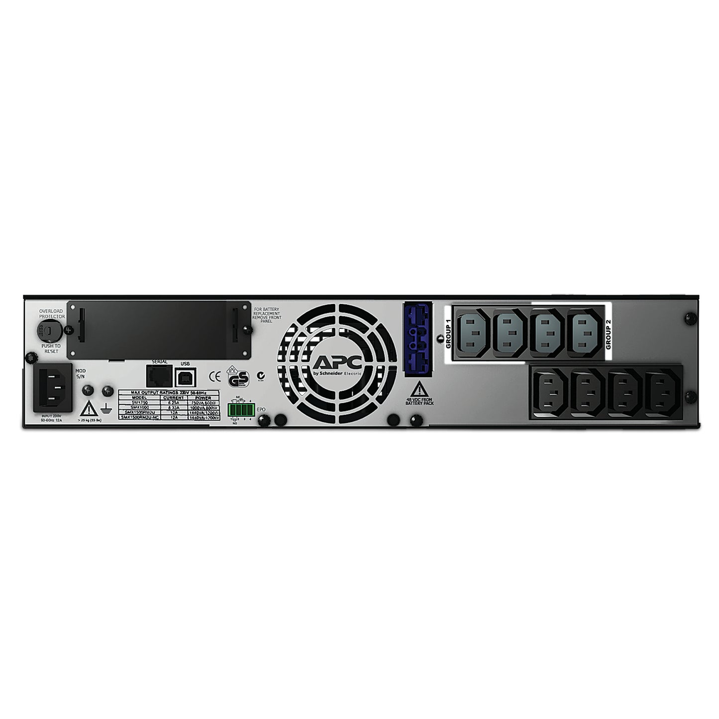 APC SMX1000I | Smart-UPS X 1000VA, 8x C13 Output, USB, Expandable Runtime, 240V
