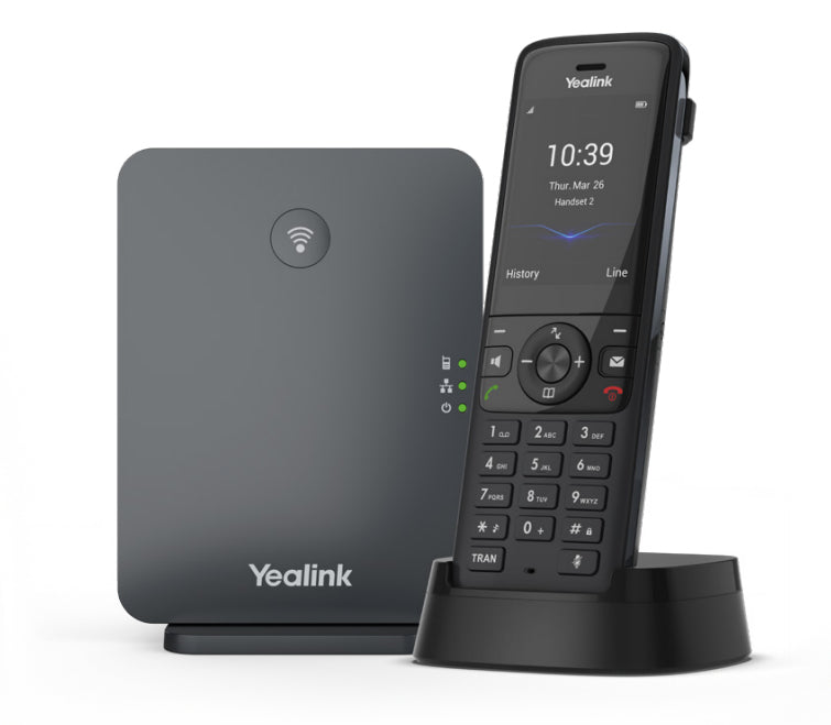 Yealink W78P | W78P IP Phone, Black, TFT Display, VOIP DECT Phone