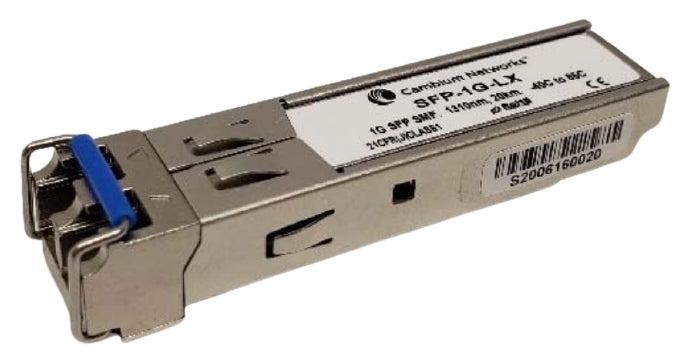Cambium Networks SFP-1G-LX | 1000BASE-LX SFP Transceiver, 1310nm, 10km, LC Connector