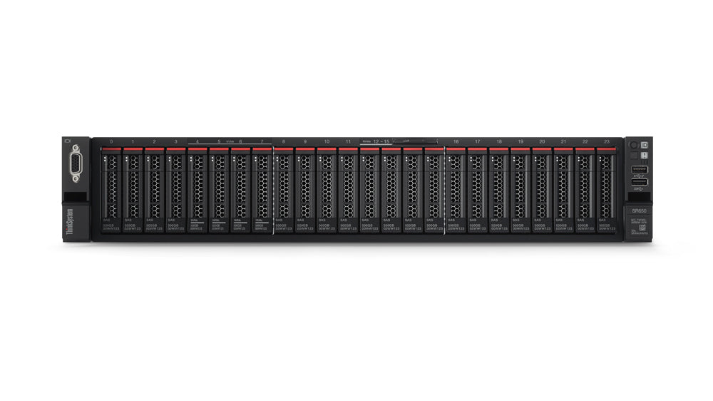 Lenovo 7X06A0E4AU | ThinkSystem SR650 Rack Server, Xeon Silver 4215, 16GB RAM, 2U, 750W