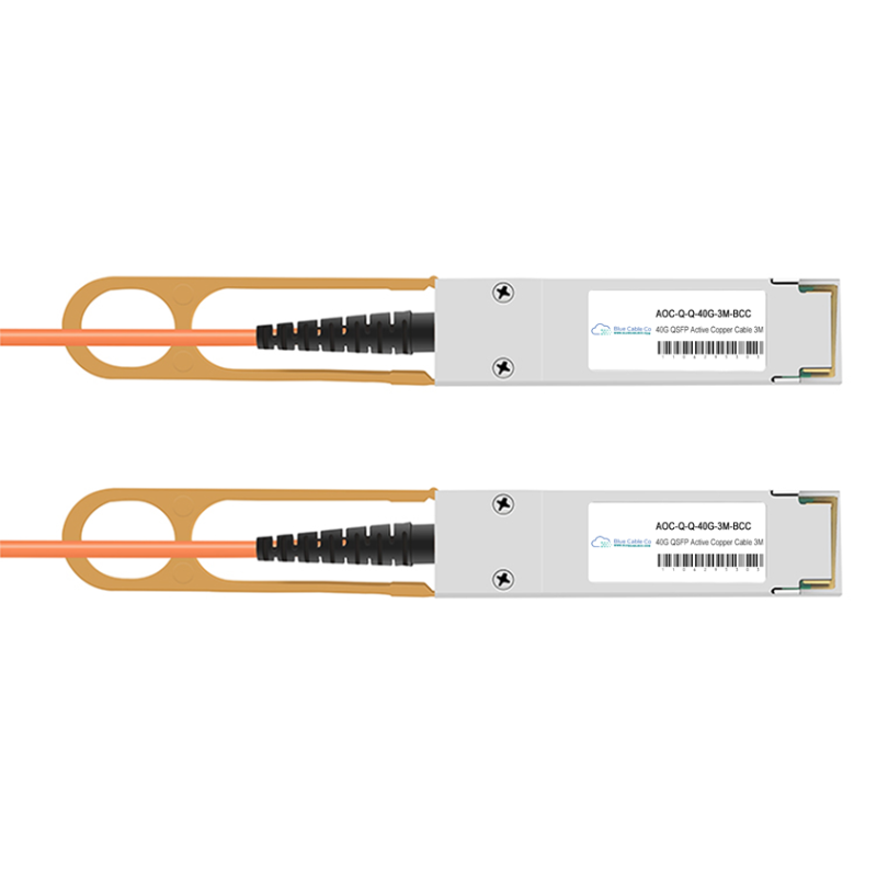 AOC-Q-Q-40G-xM-BCC | Arista Compatible QSFP to QSFP Active Optical Cable, 40GB, 40GBASE-AOC | 3 to 30M