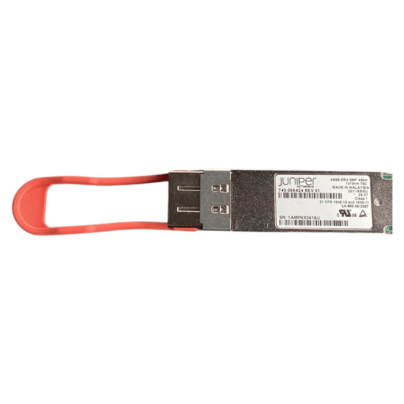 Juniper JNP-QSFP-40GE-ER4 | ER4 Transceiver, 40 km, Duplex LC, 40GBASE-ER4 QSFP+ Transceiver