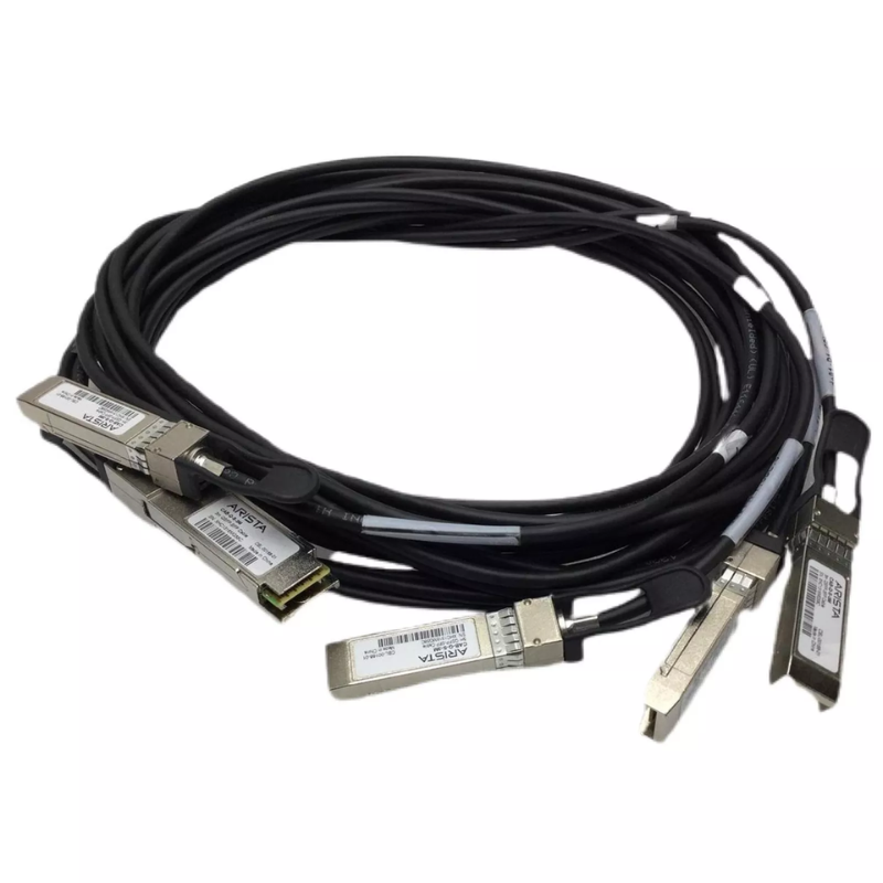 CAB-Q-S-xM-BCC | Arista Compatible 40GB QSFP to 4 x 10GB SFP+ Direct Attach Breakout Cable | 1M to 5M
