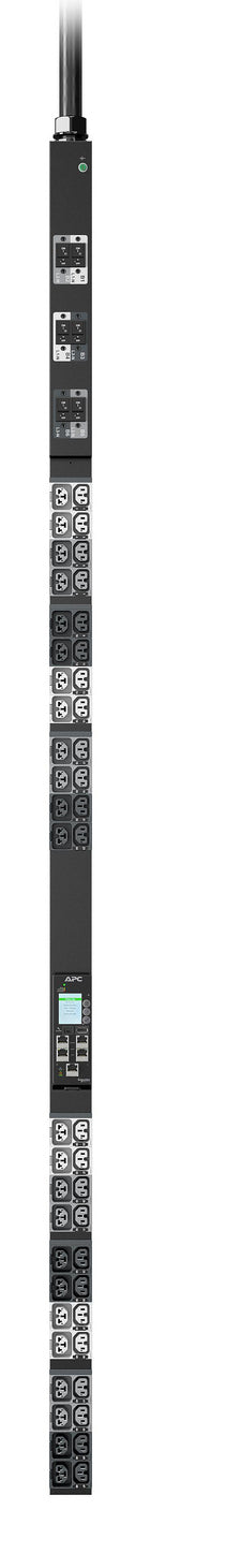APC APDU11350ME black vertical metered 0U PDU with 48 outlets and display