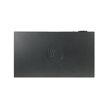 Cambium Networks cnMatrix EX2028-P switch with NFC logo and AU plug