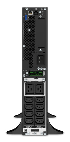 APC SRT2200XLI | 2200VA Smart-UPS On-Line Tower, 230V, 8x C13 & 2x C19 IEC Outlets, SmartSlot, Extended Runtime, No Rail Kit