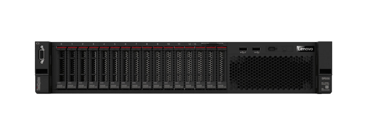 Lenovo 7X04A045AU | ThinkSystem SR550, Xeon Gold 5118, 16GB DDR4, 750W, 2U Rack
