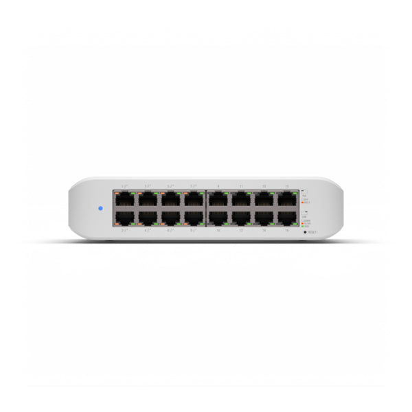 Ubiquiti USW-LITE-16-POE | UniFi Switch Lite 16 x 1GbE PoE Ports, 2x1G SFP Uplinks, 240V