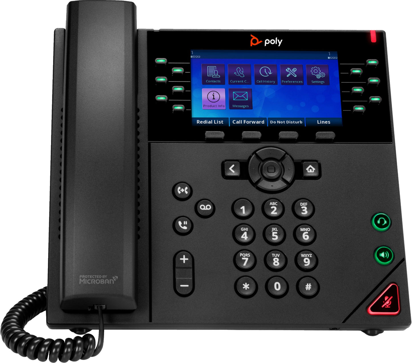 HP 89K71AA | Poly OBi VVX 450 12-Line IP Phone, PoE, Power Supply Included