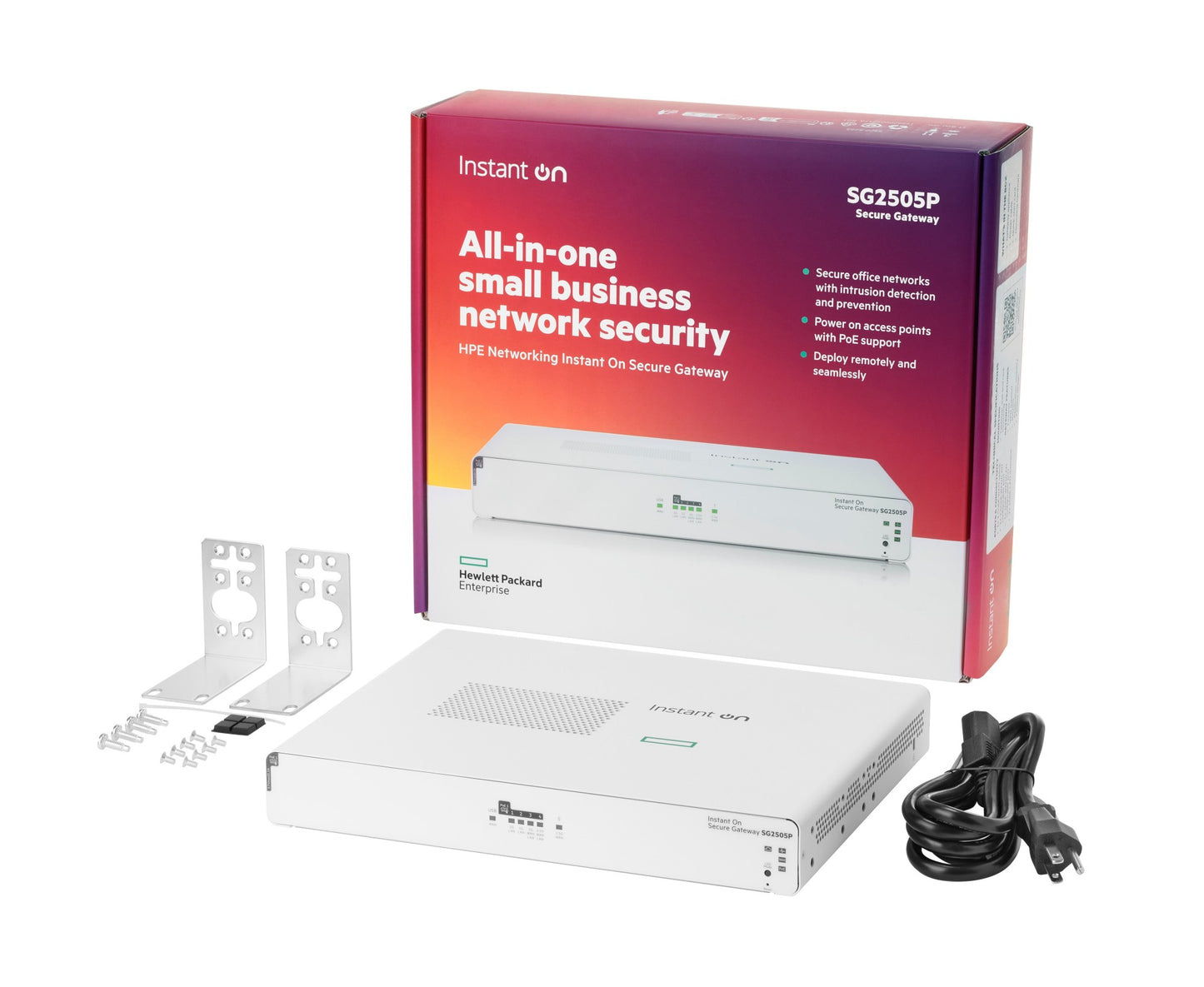 HPE S0G34A | Instant On SG2505P 5-Port SmartRate 2.5G PoE+ 64W Gateway