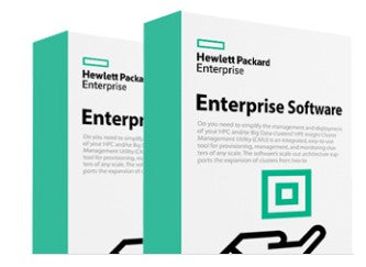 Two white and teal hpe proliant dl145 gen11 rack server software boxes featuring brand name and green logo for azure local use
