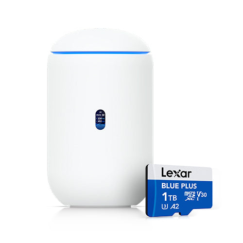 Ubiquiti NHU-UDR7-1TBSD | UniFi Dream Router 7 WiFi 7 Cloud Gateway + Lexar 1TB microSD Bundle