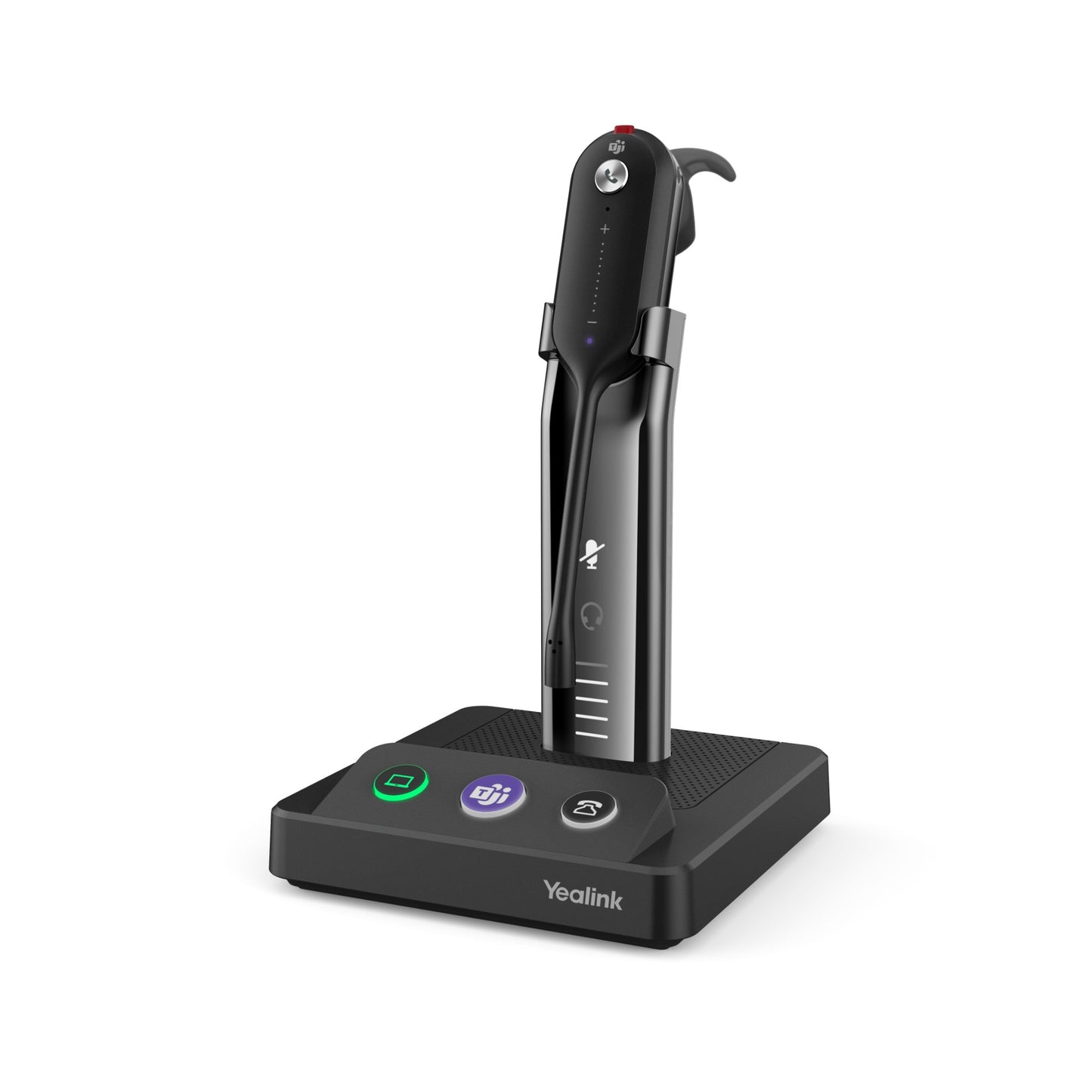 Yealink WH63-P-TEAMS | Wireless Headset, Micro-USB Charging Stand, Teams Compatible