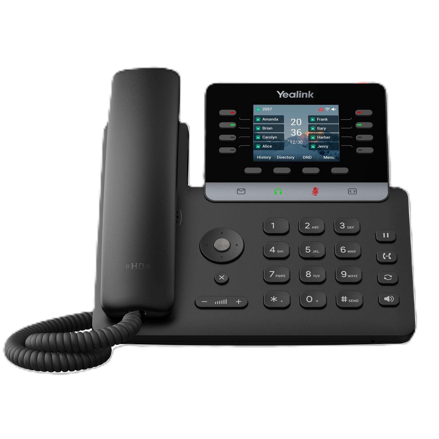 Yealink SIP-T73U IP phone with 2.8-inch color touchscreen and keypad