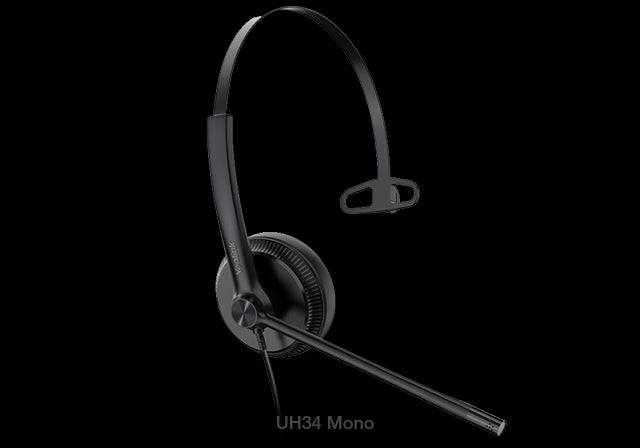 Yealink TEAMS-UH34-M | Mono USB Headset with Noise Cancelling Mic, All-Day Comfort
