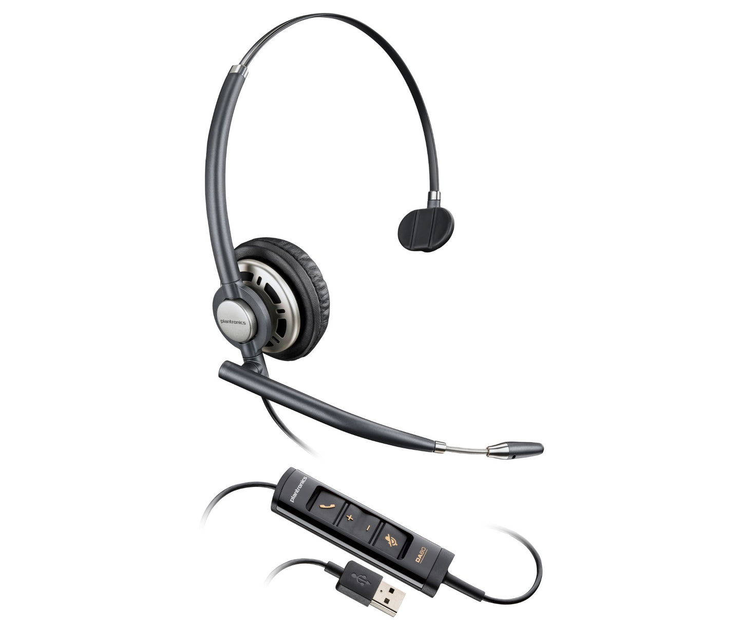 Poly 203476-01 | EncorePro 715 USB-A Monoaural Headset, TAA Compliant