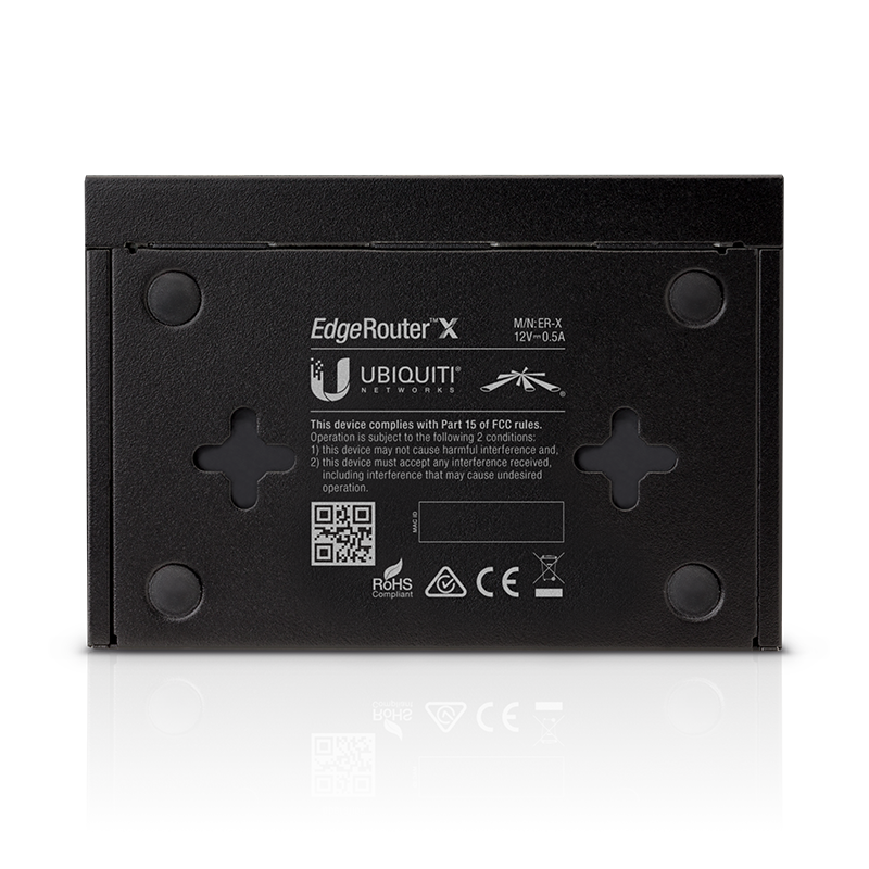 Ubiquiti ER-X-AU | EdgeRouter X 5-Port Gigabit Router, AU Power Adapter