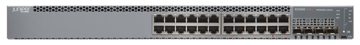 Juniper EX2300-24P-VC | EX2300 Series 24 x 1GbE PoE+ Ports, VC License