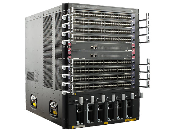 HPE JC612A | FlexNetwork 10508 switch chassis 14U, Black