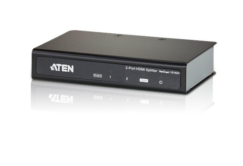 ATEN VS182A-AT-U | VS182A 2-Port 4K HDMI Splitter, 1 x In, 2 x Out, 4K/30, HDCP