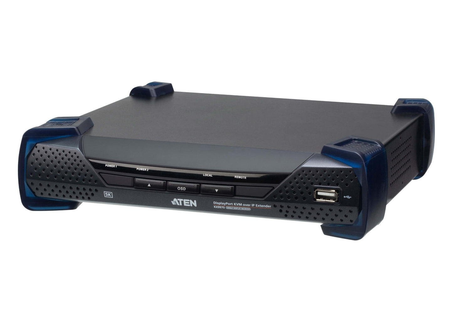ATEN KX9970R-AX-U | KX9970R 5K DisplayPort KVM€‘over€‘IP Receiver, Boundless Switching & Video Wall